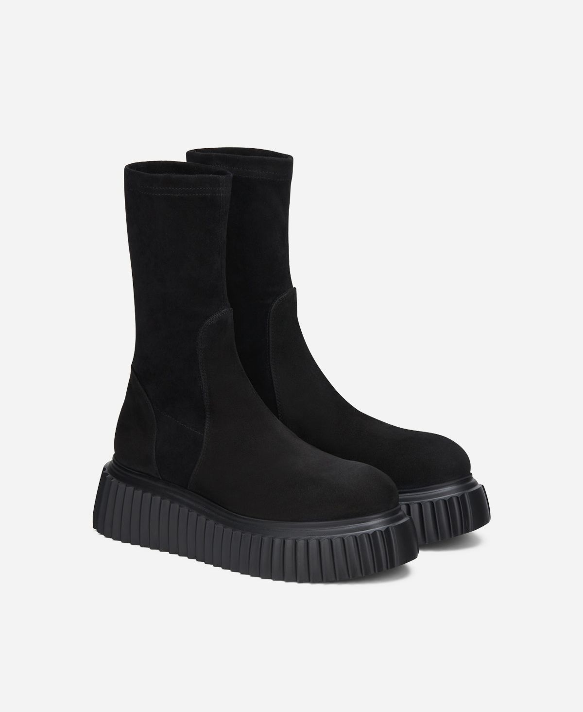 Agl Stivaletto in velour Nero MILAGROS STRETCH Qualità