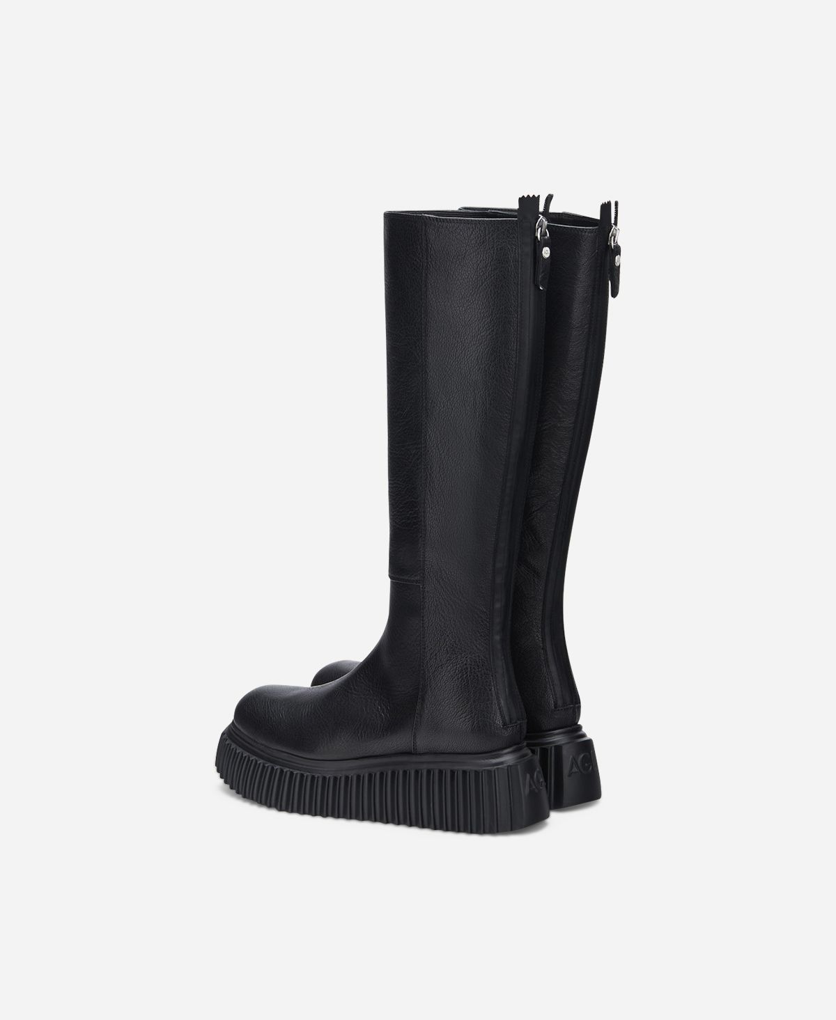 Agl Stivale in pelle Nero MILAGROS BOOT Vendita