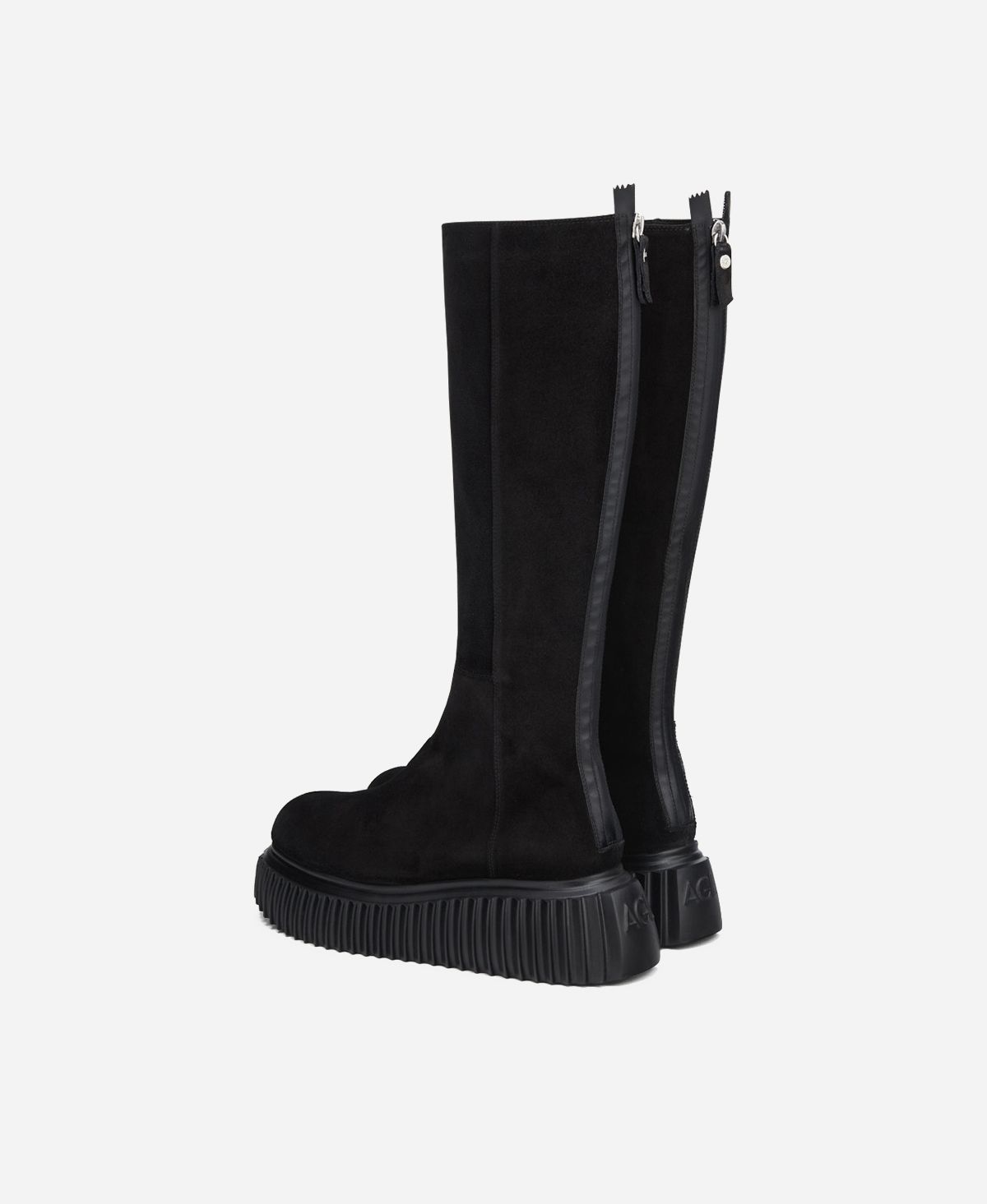 Agl Stivale in velour Nero MILAGROS BOOT Promozione