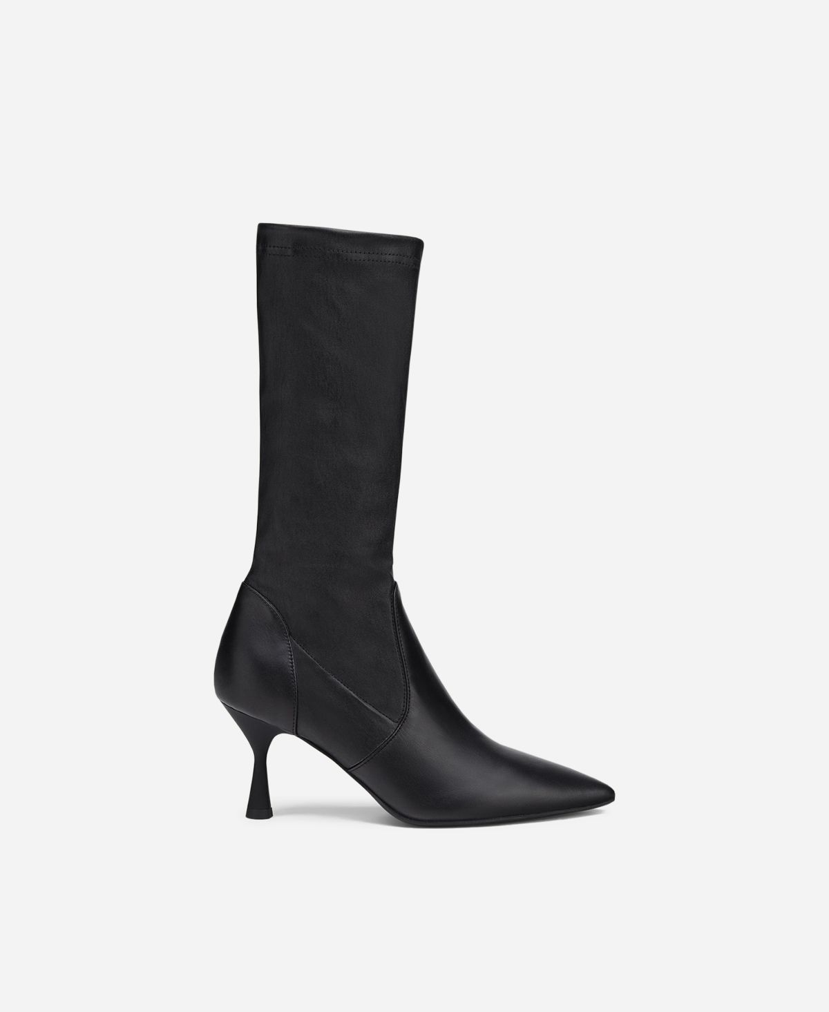 Agl Stivaletto in pelle stretch Nero LILLY