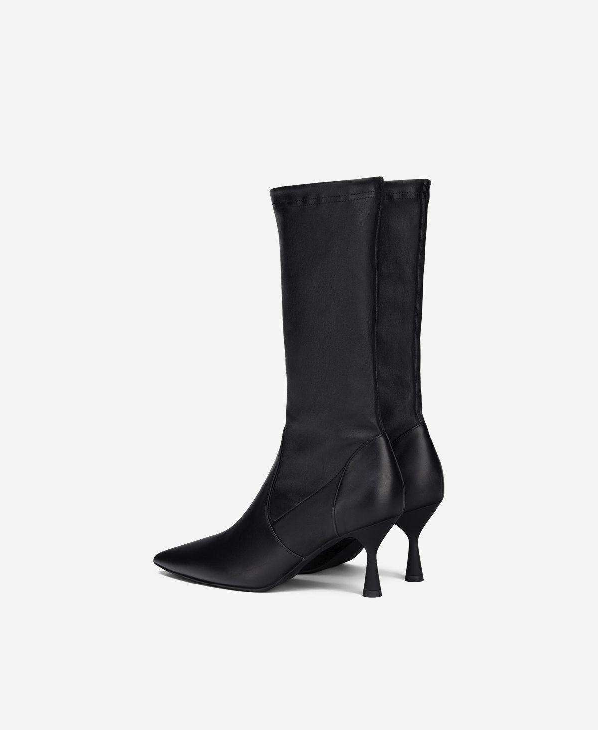 Agl Stivaletto in pelle stretch Nero LILLY Qualità Garantita