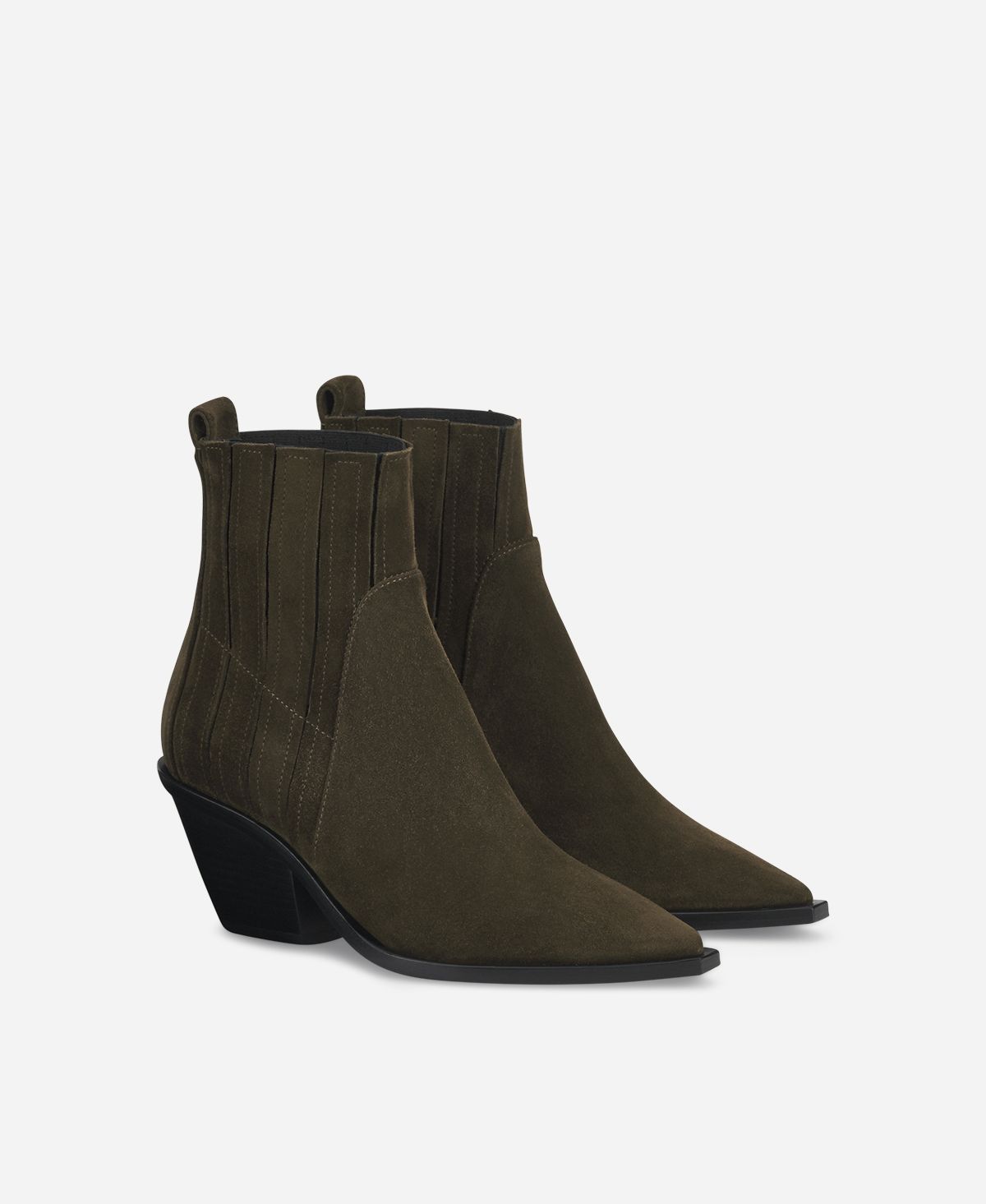Agl Texano in velour Brown Roberta Beat Sottocosto