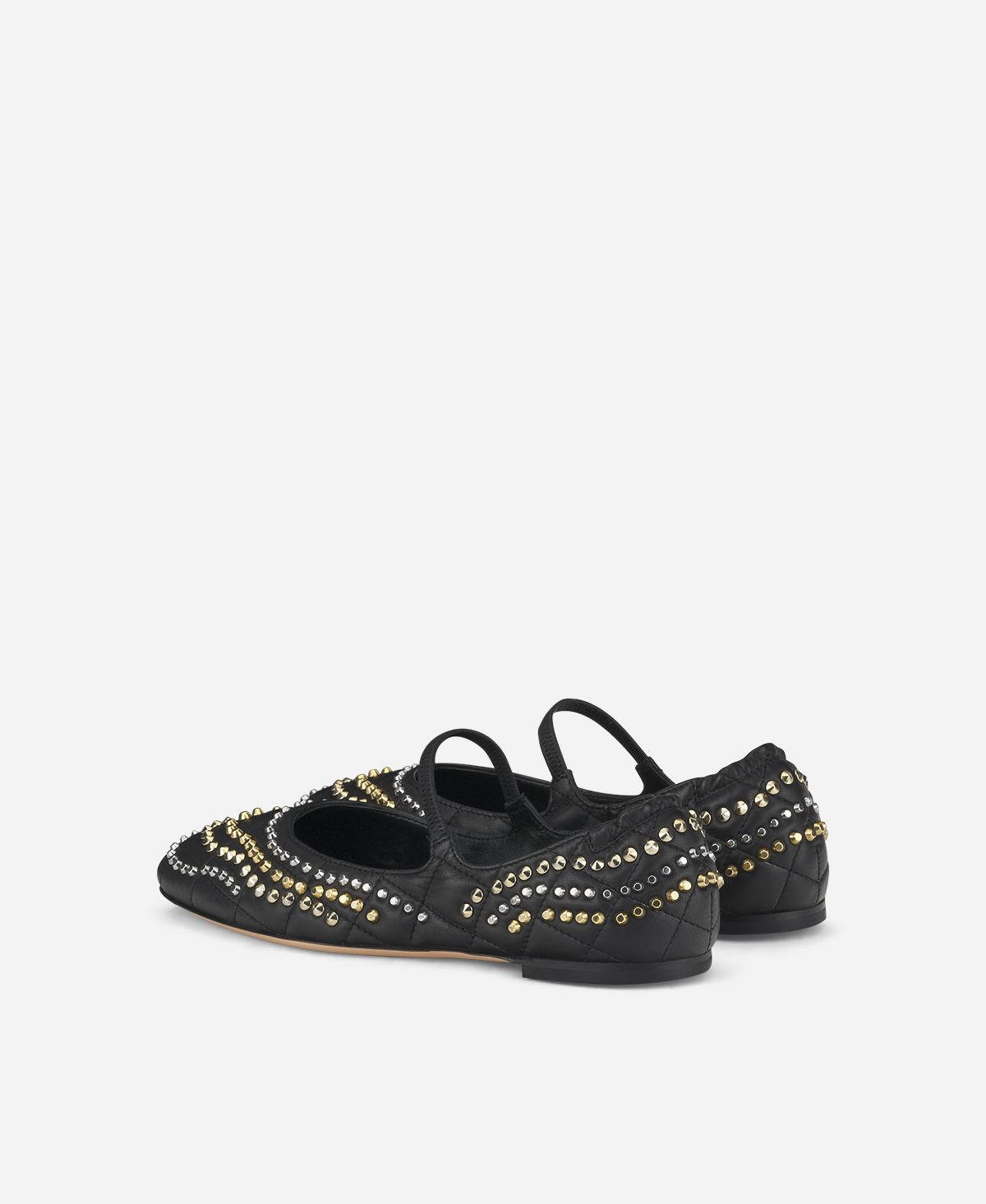 Agl Ballerina con borchie Nero Iris Studs Economico