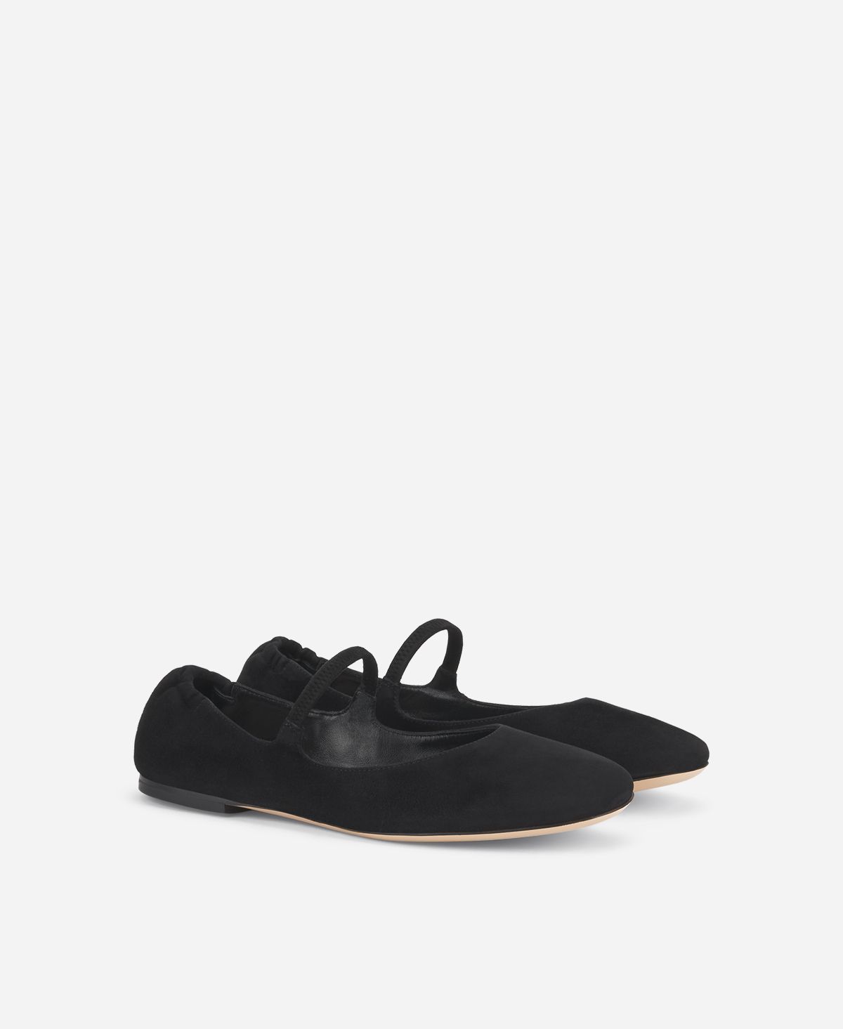 Agl Ballerina in velour Nero Iris Outlet