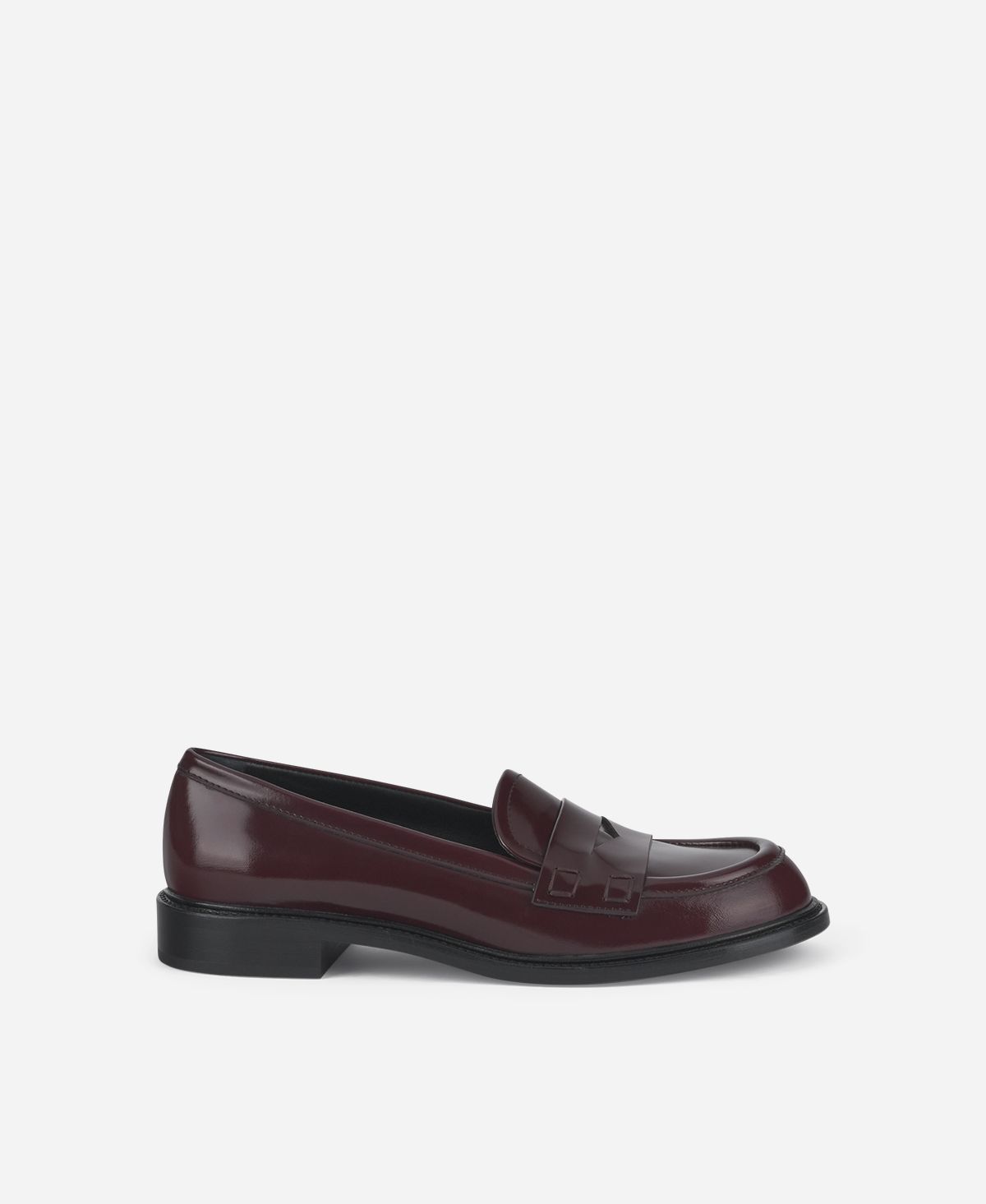 Agl Mocassino in pelle Bordeaux Olivia