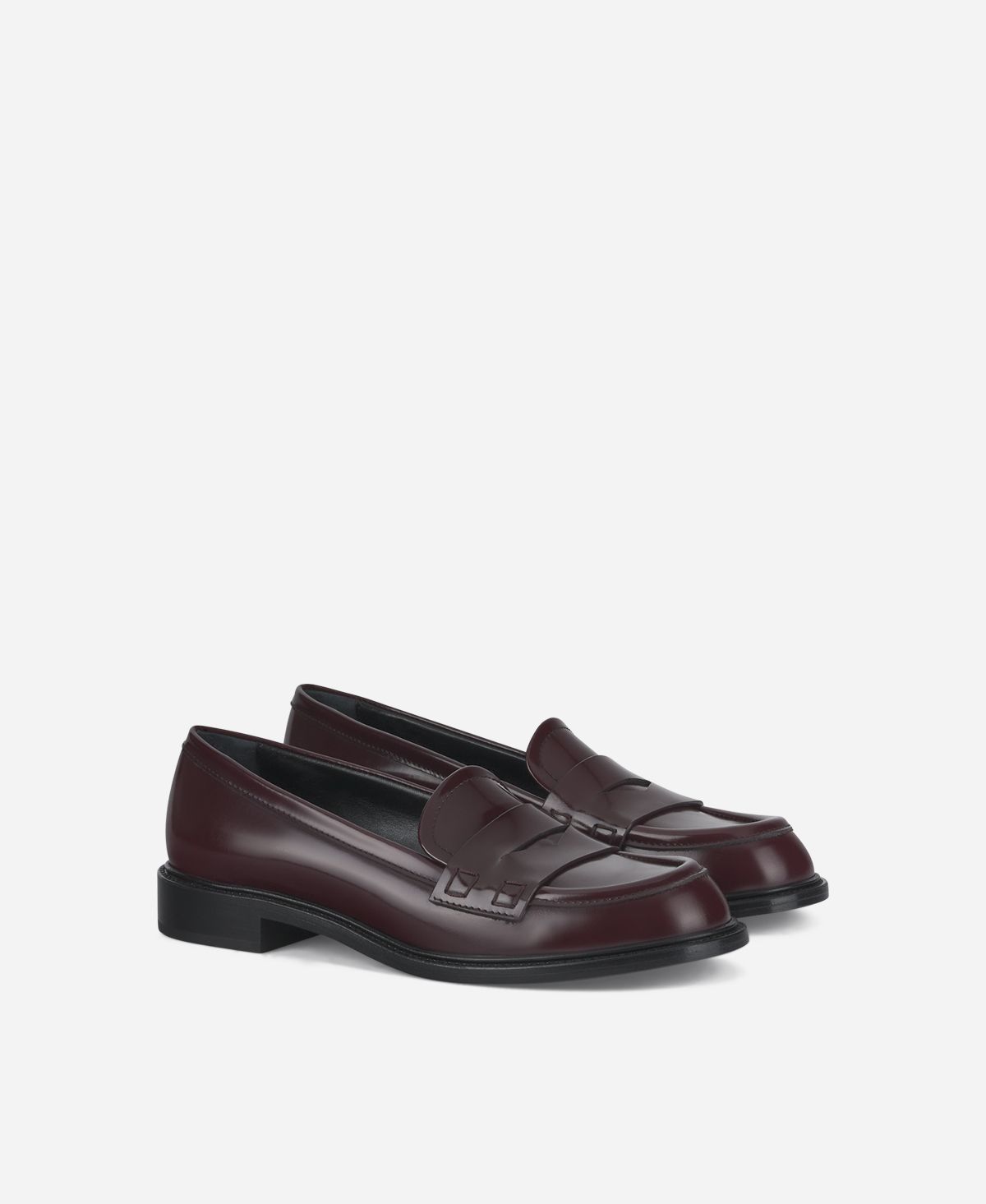 Agl Mocassino in pelle Bordeaux Olivia Vendite Flash
