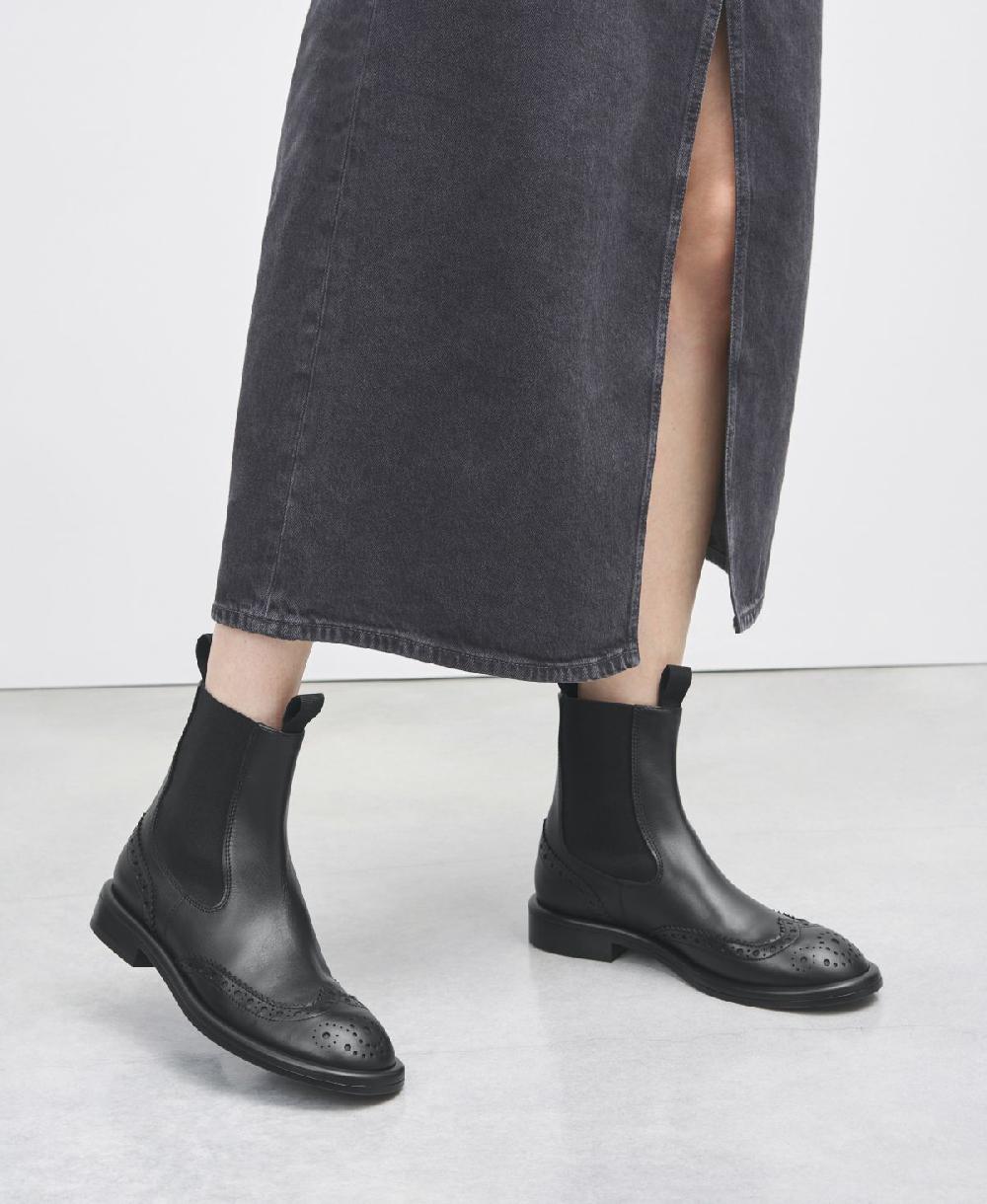 Agl Stivaletto con elastici Nero Alison Beat In Saldo