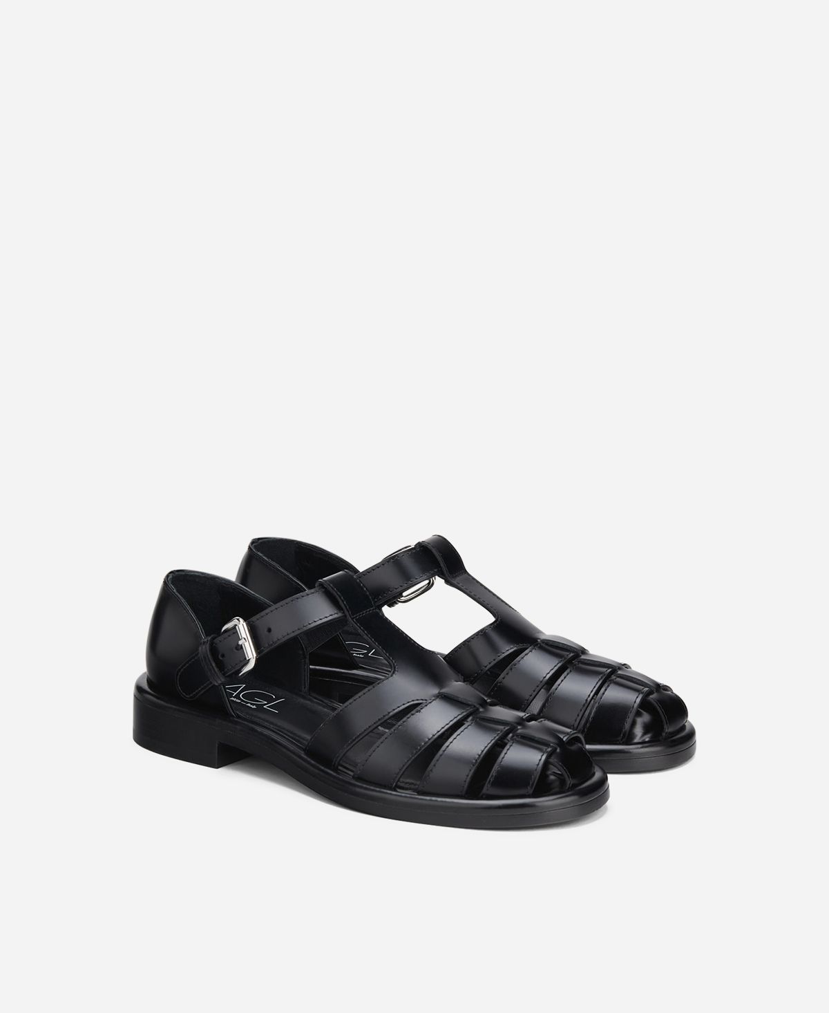 Agl Scarpa a gabbia Nero ALISON OPEN Moda