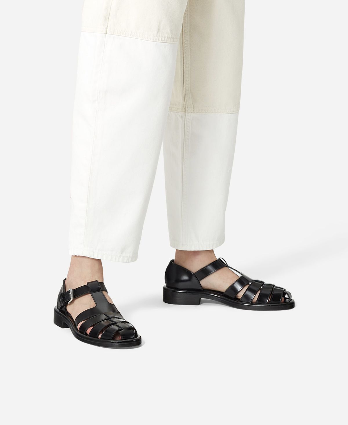 Agl Scarpa a gabbia Nero ALISON OPEN Moda