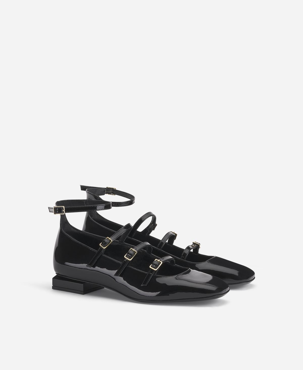 Agl Ballerina con cinturini Nero Angie L Straps 2025