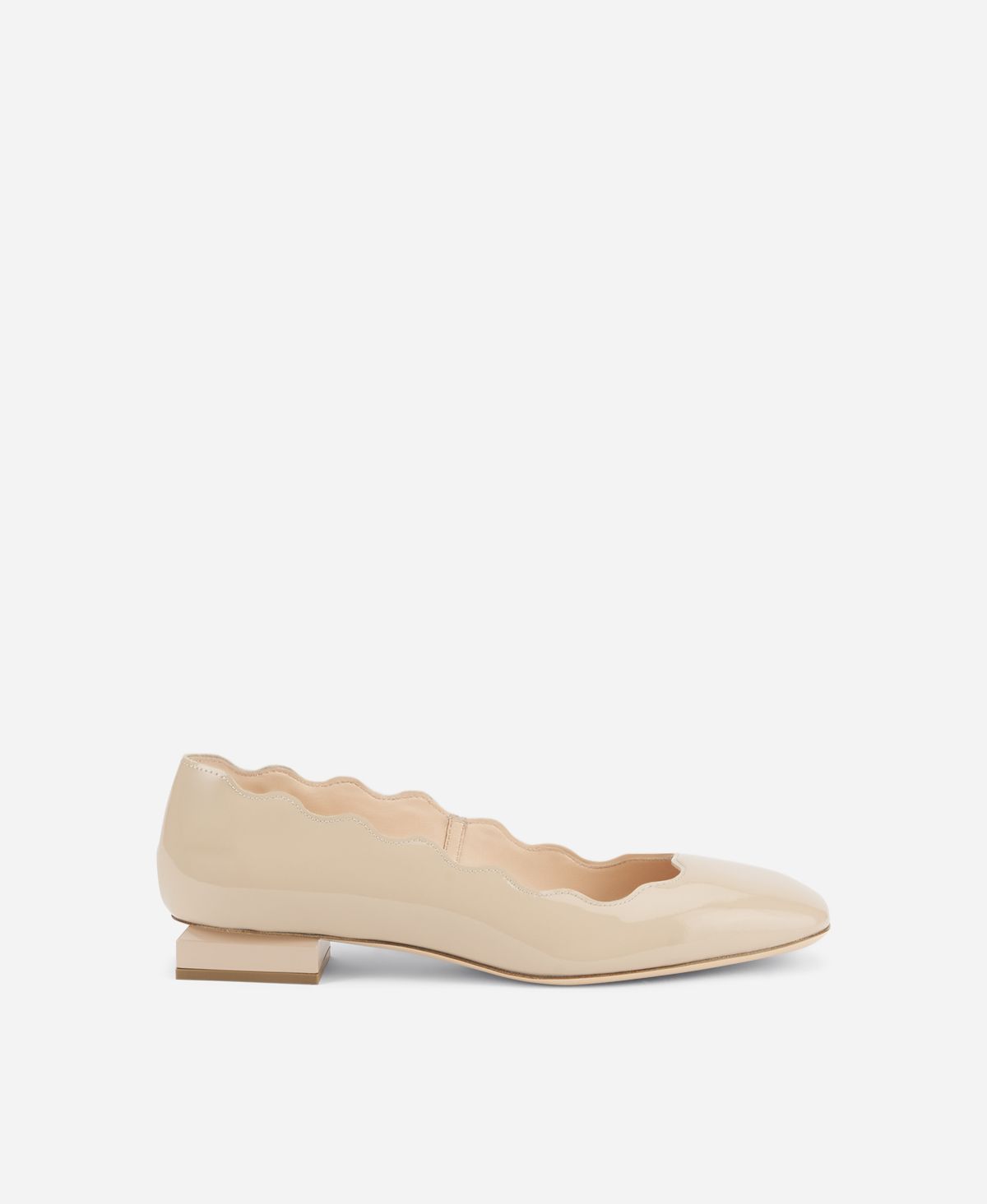 Agl Ballerina in vernice Beige Angie L Wave In Linea