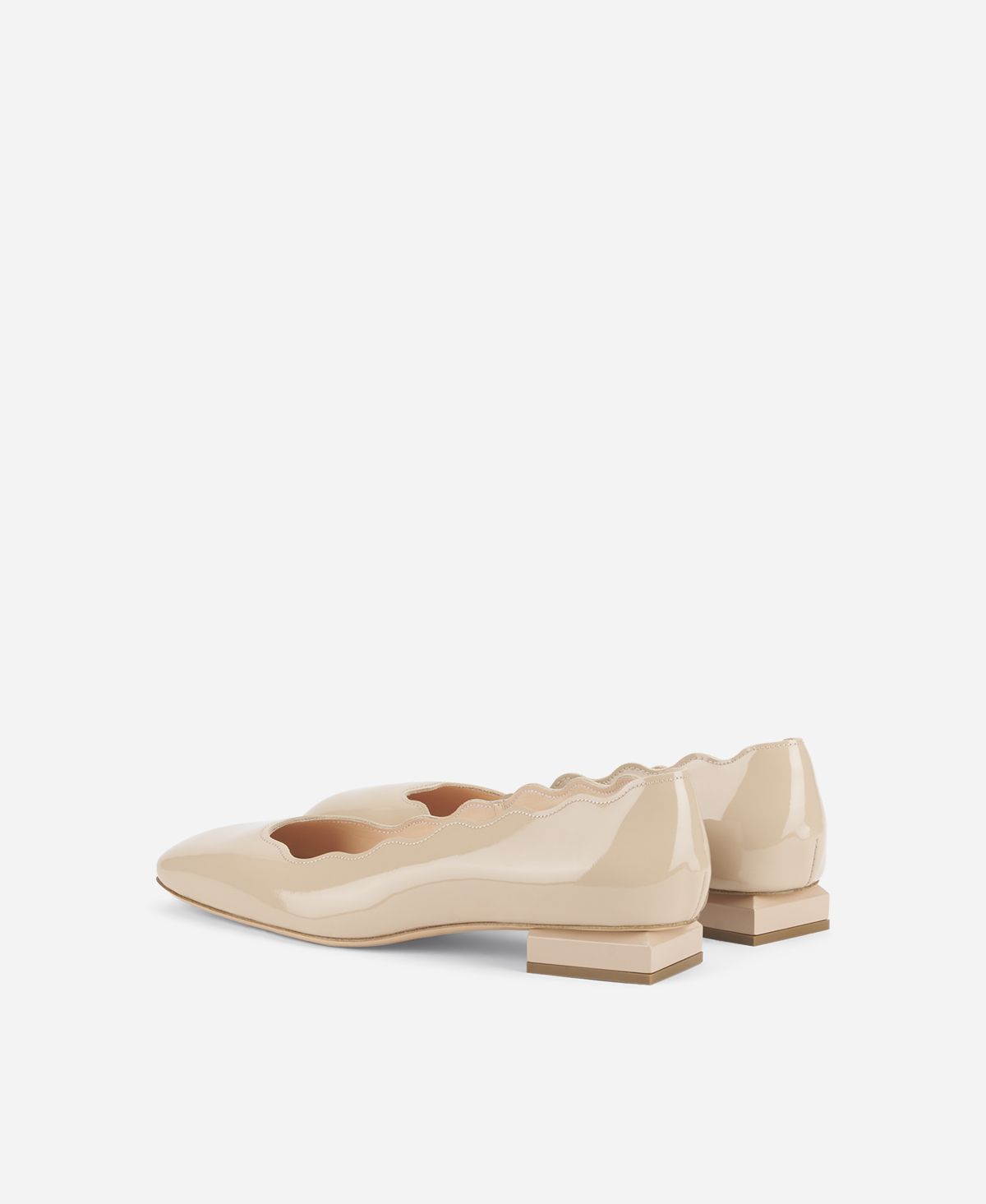 Agl Ballerina in vernice Beige Angie L Wave In Linea
