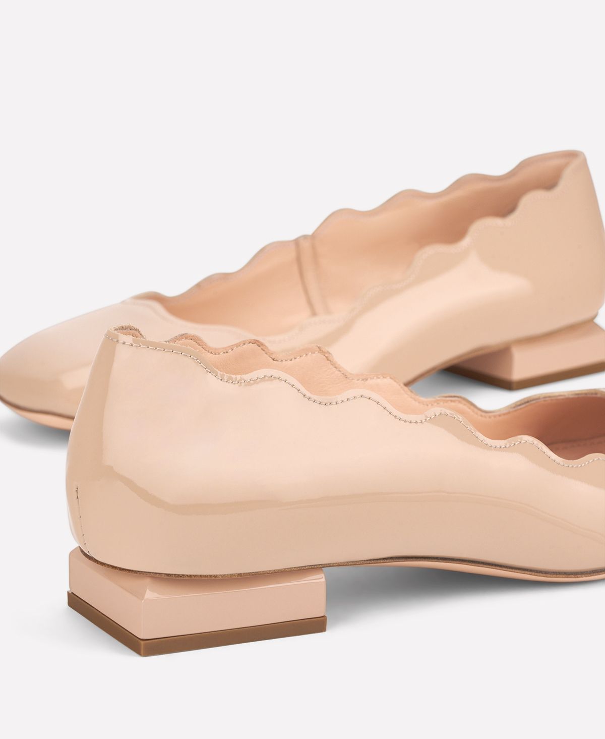 Agl Ballerina in vernice Beige Angie L Wave In Linea