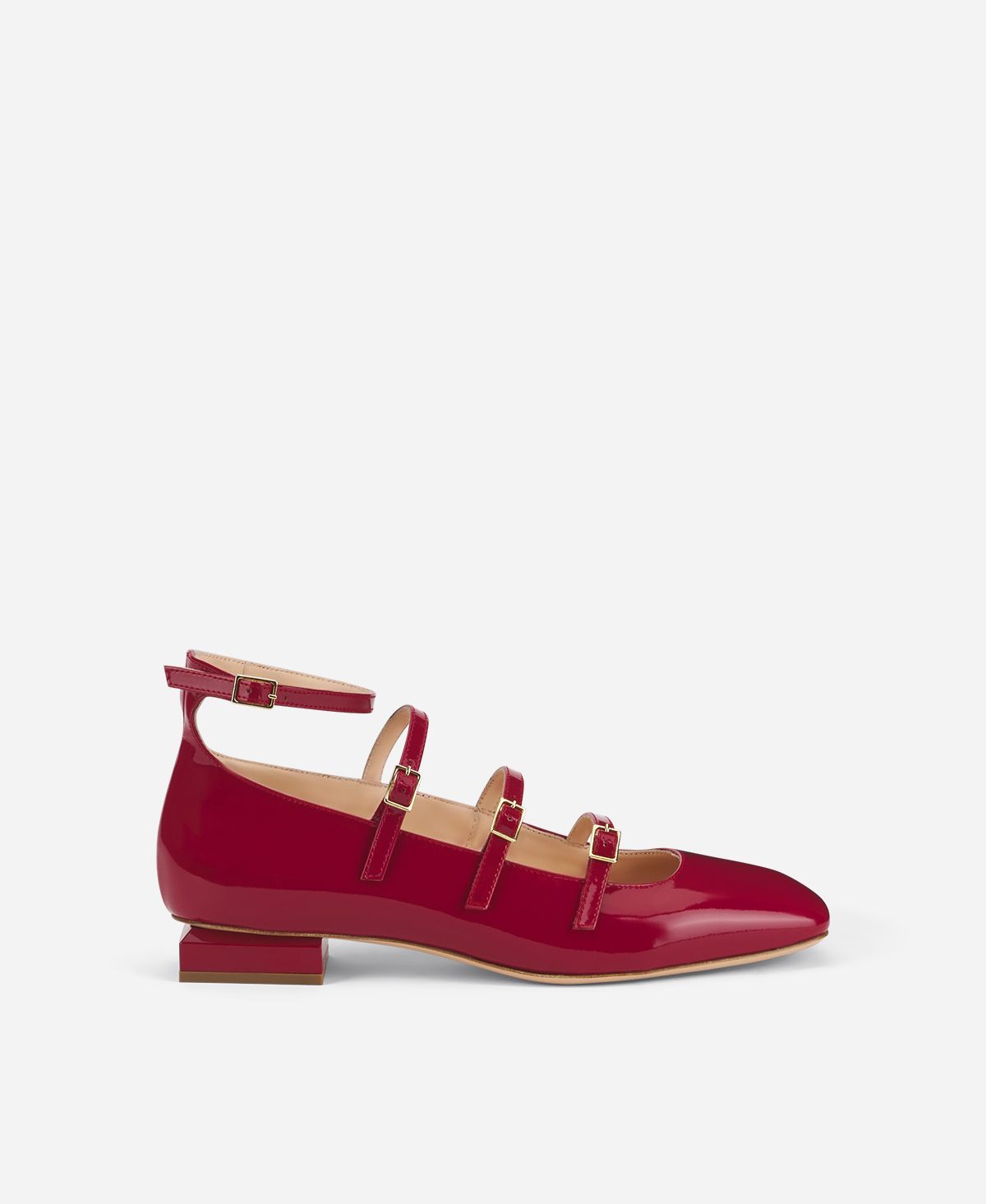 Agl Ballerina con cinturini Rosso Angie L Straps