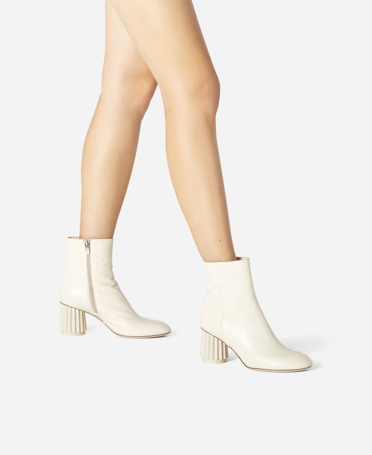 Agl Stivaletto con tacco design Crema Dorica M Bootie Negozi Online