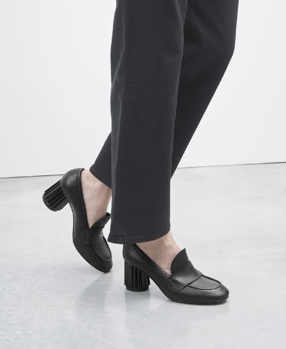 Agl Mocassino con tacco Nero Dorica M Moc Acquista Ora