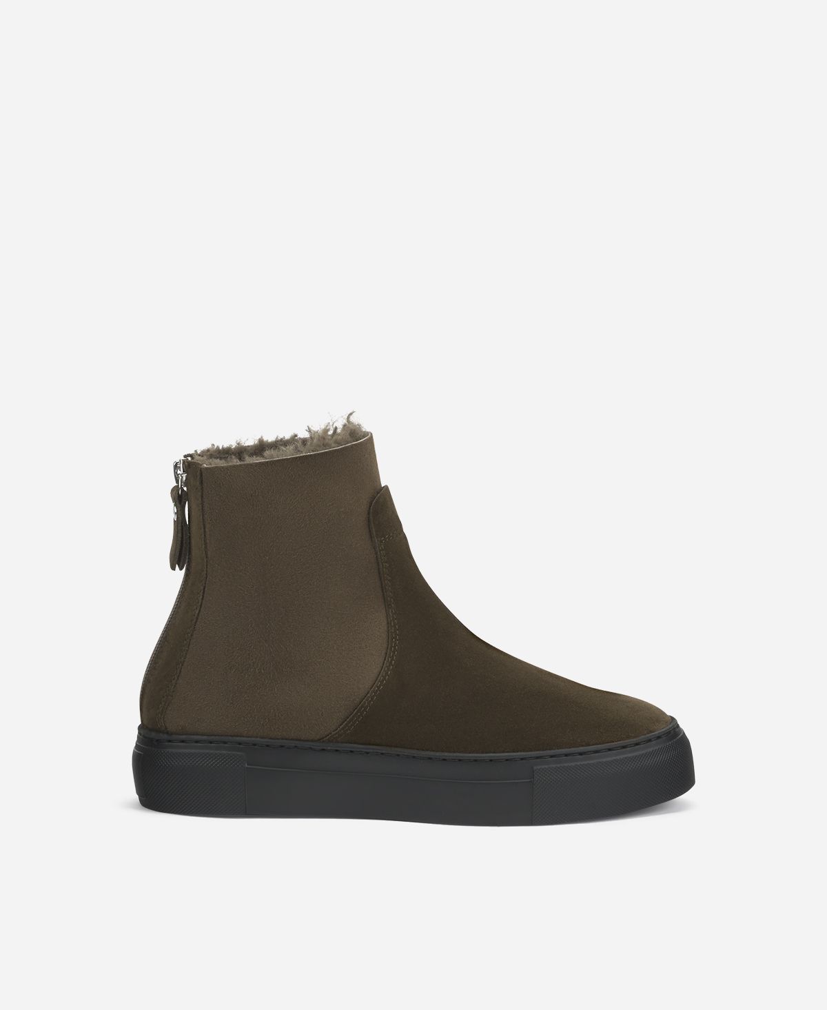 Agl Sneaker stivaletto in montone Brown Meghan Warm