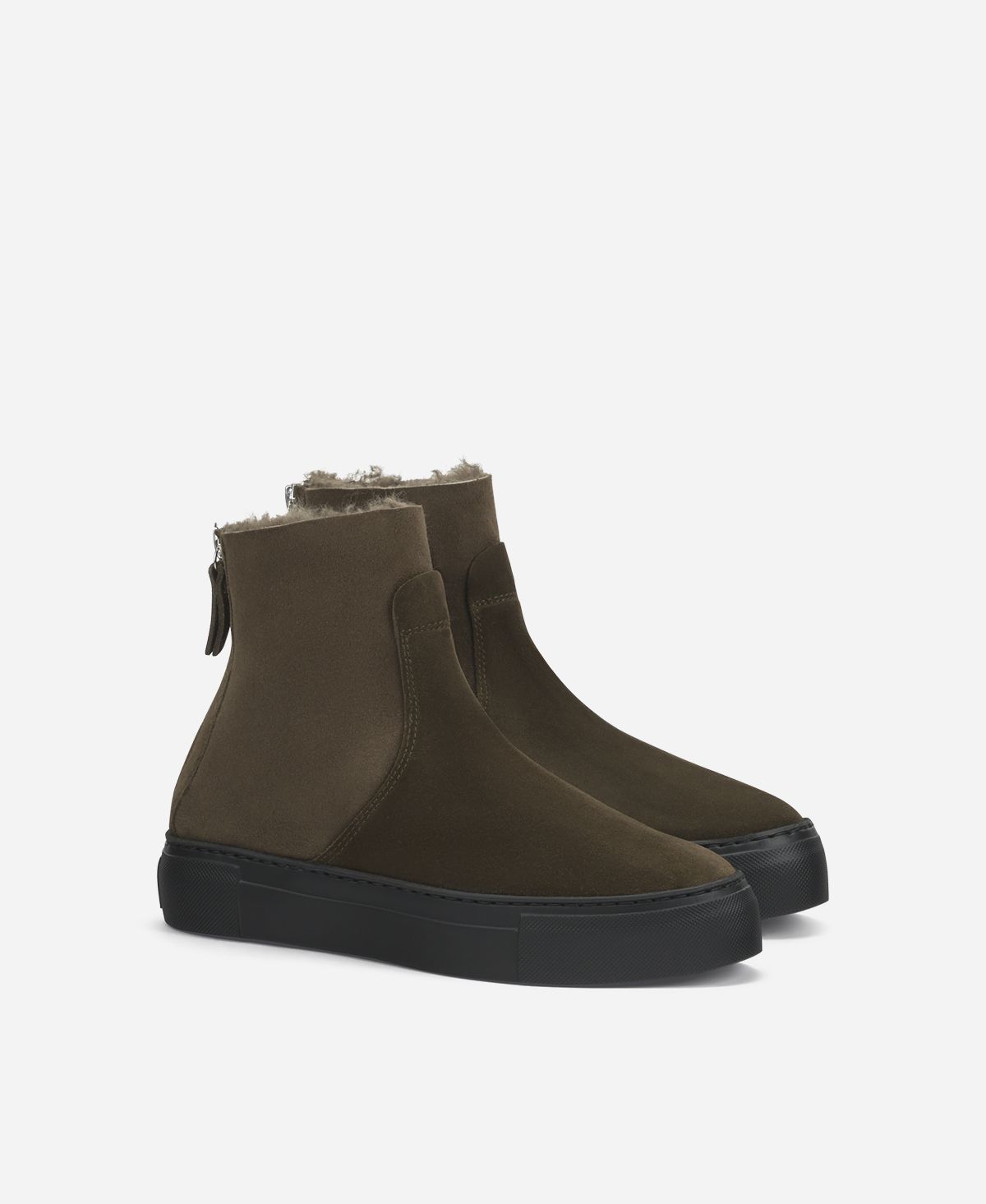 Agl Sneaker stivaletto in montone Brown Meghan Warm Novità