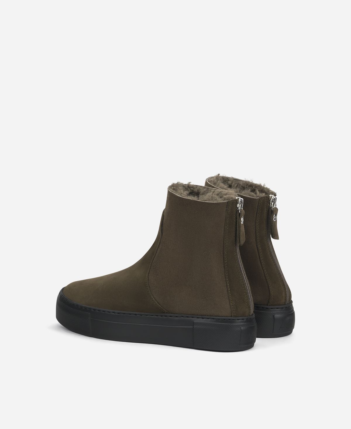 Agl Sneaker stivaletto in montone Brown Meghan Warm Novità