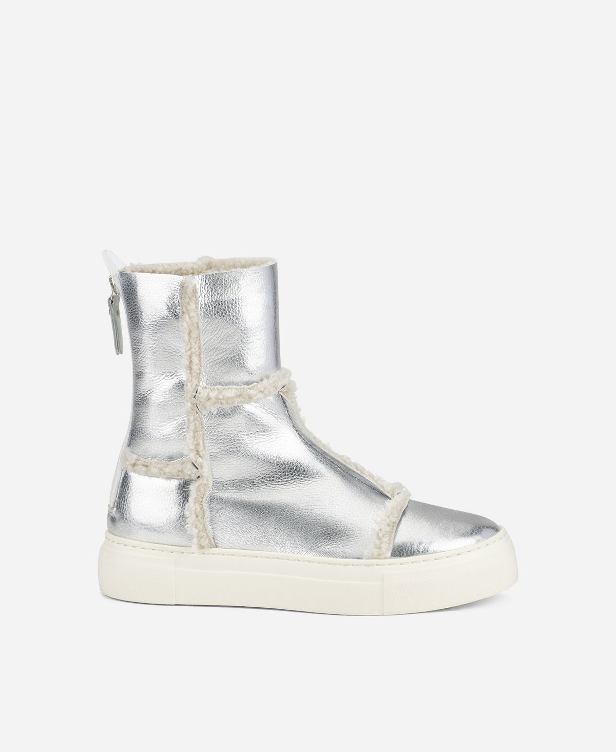 Agl Sneaker in eco montone Argento Rosy Online