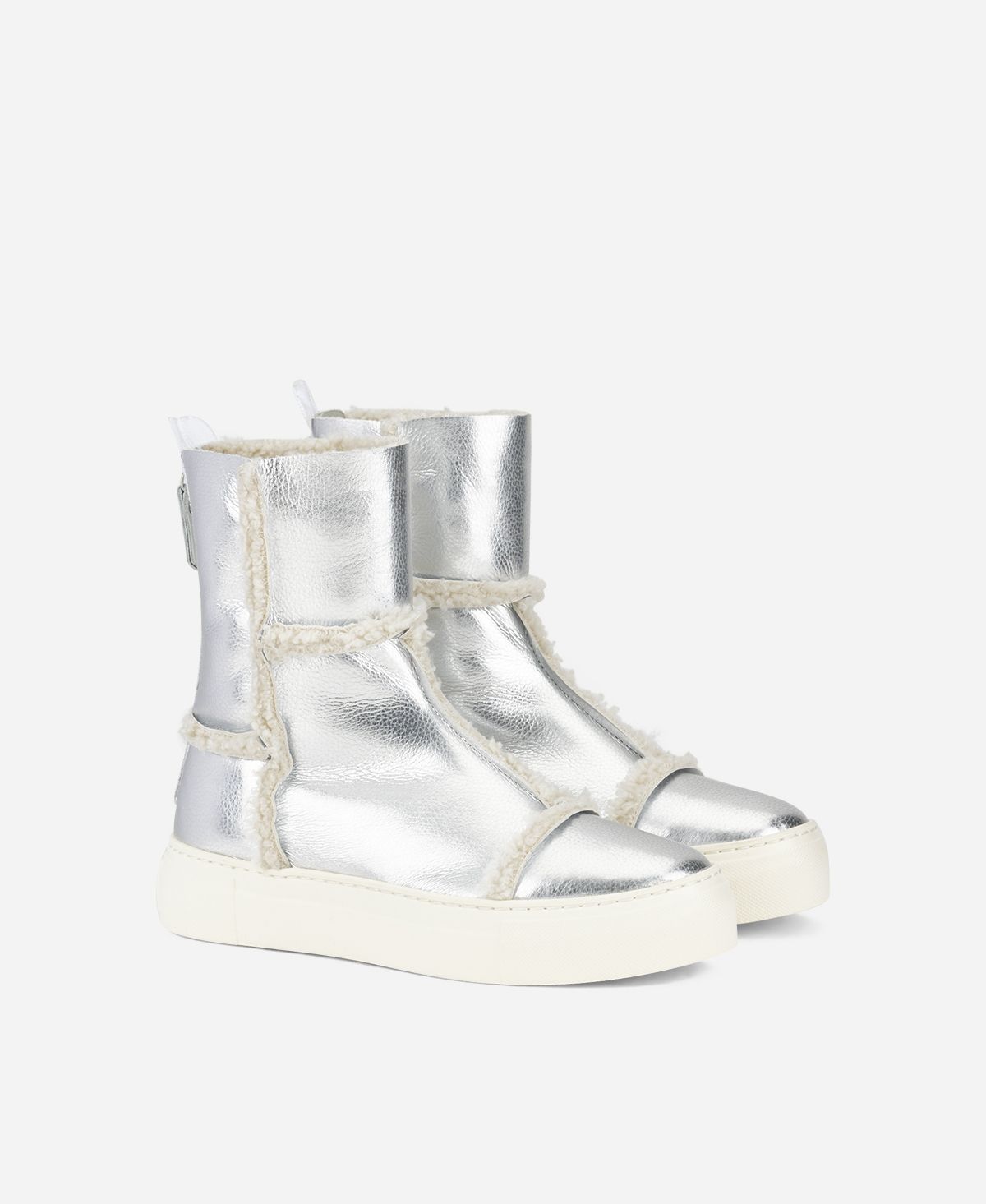 Agl Sneaker in eco montone Argento Rosy Online