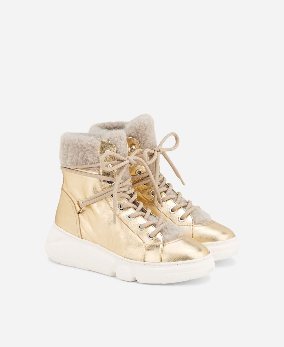 Agl Sneaker con montone Platino GISELLE In Vendita