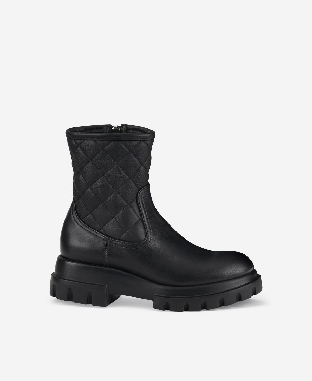 Agl Stivaletto con montone Nero Chunky Matelassé Offerte