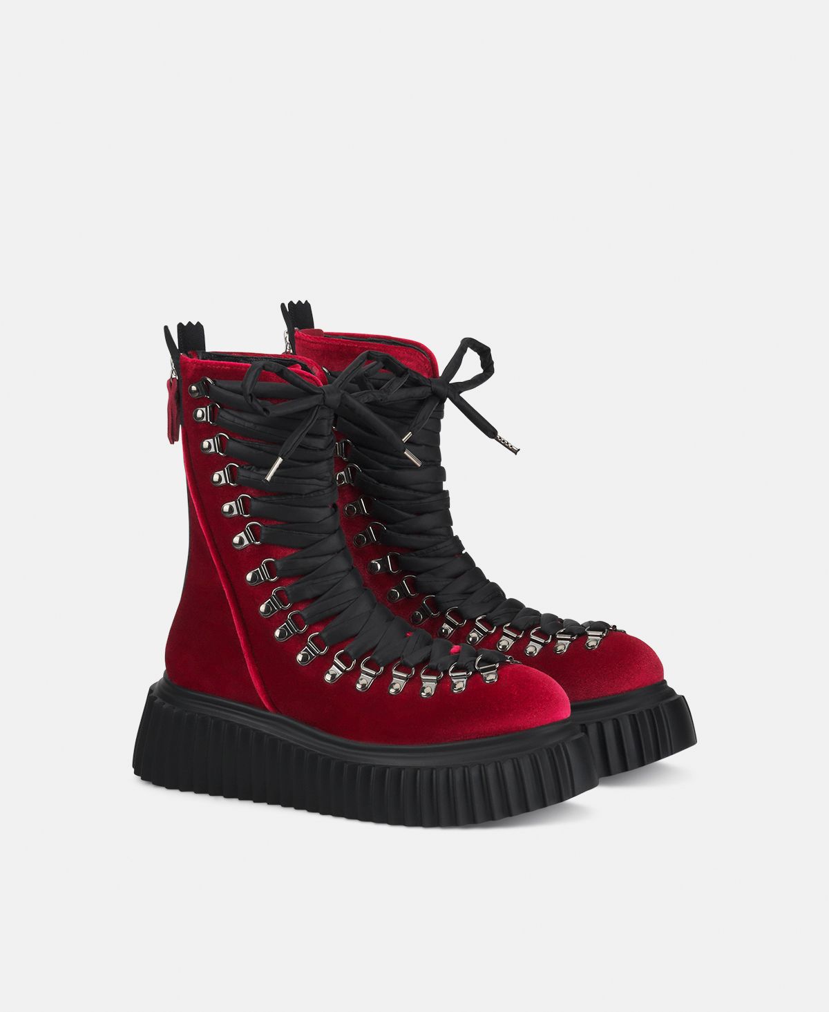 Agl Biker in pelle Rosso Dromo Velvet Vendite Flash