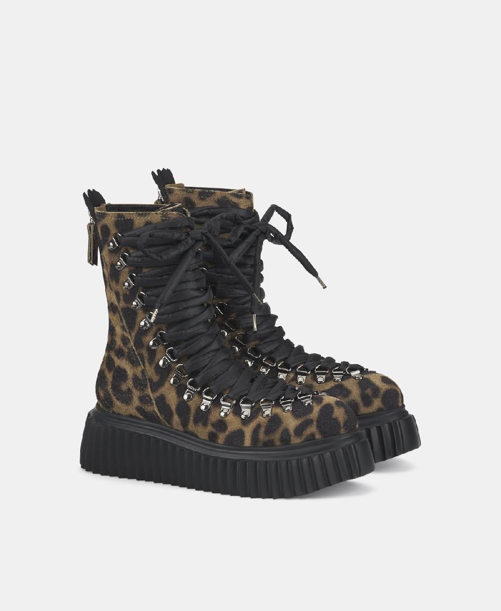 Agl Biker in pelle Stampa leopard Dromo 2025