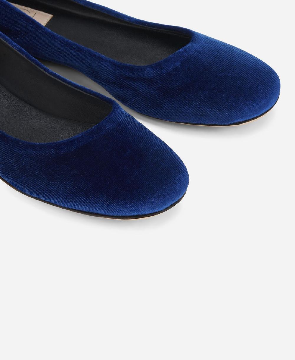 Agl Ballerina in velluto Blu Kim Pezzi Unici