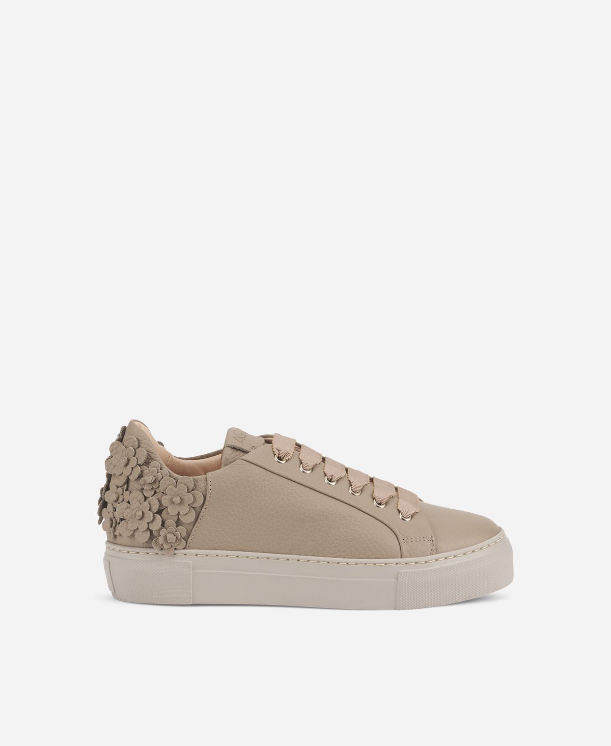 Agl Sneaker con fiori Tortora Eugenia