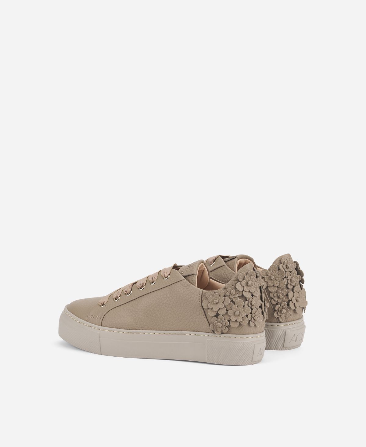 Agl Sneaker con fiori Tortora Eugenia Negozi Online