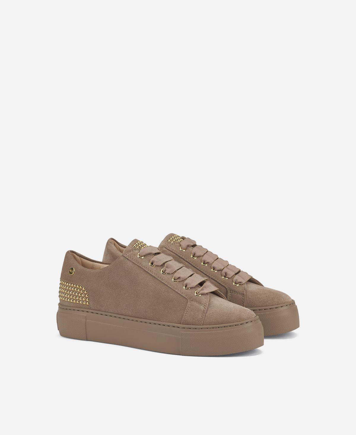Agl Sneaker con borchie sul tallone Beige Stella Acquista Ora