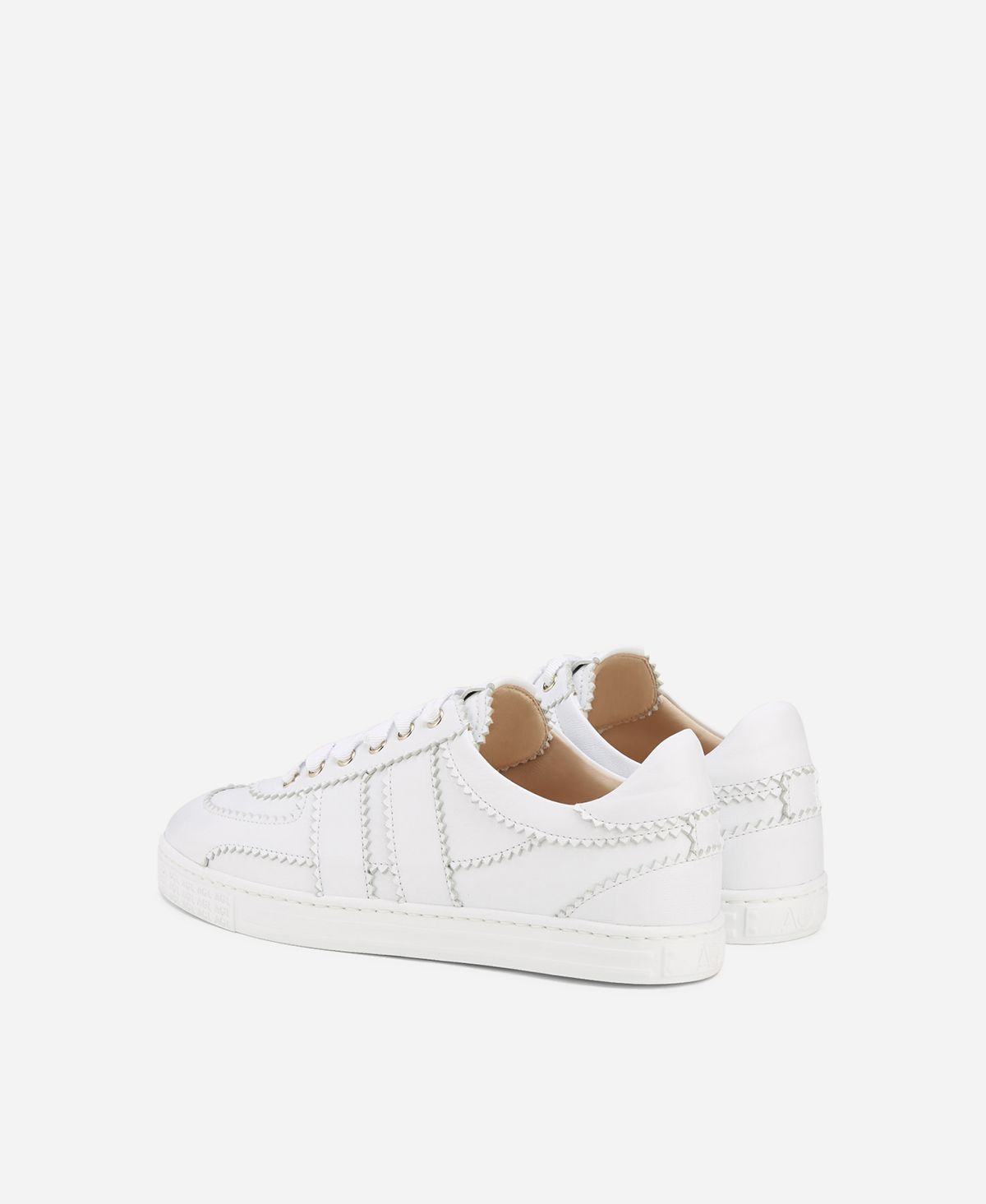 Agl Sneaker in pelle Bianco Leda Affare Del Giorno