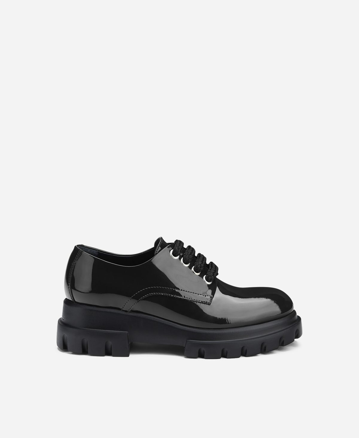 Agl Stringata in pelle Nero MAXINE LACE UP