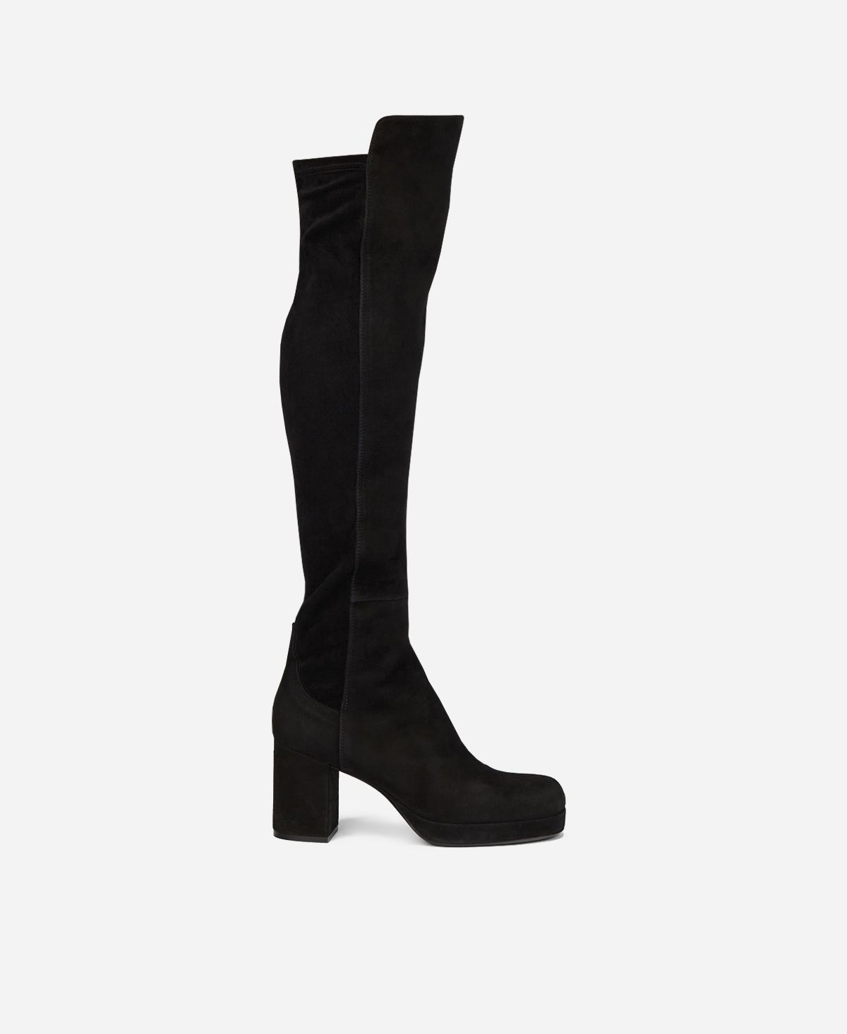 Agl Stivale in velour Nero BETTY HIGH