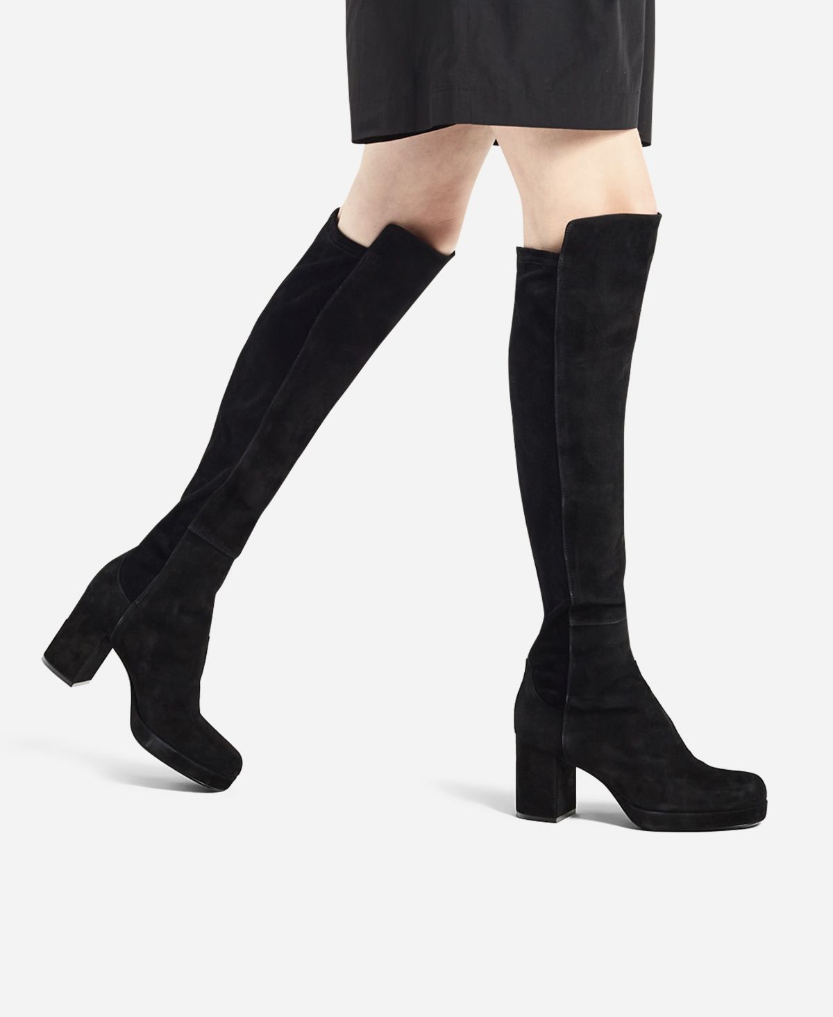 Agl Stivale in velour Nero BETTY HIGH Hotsell