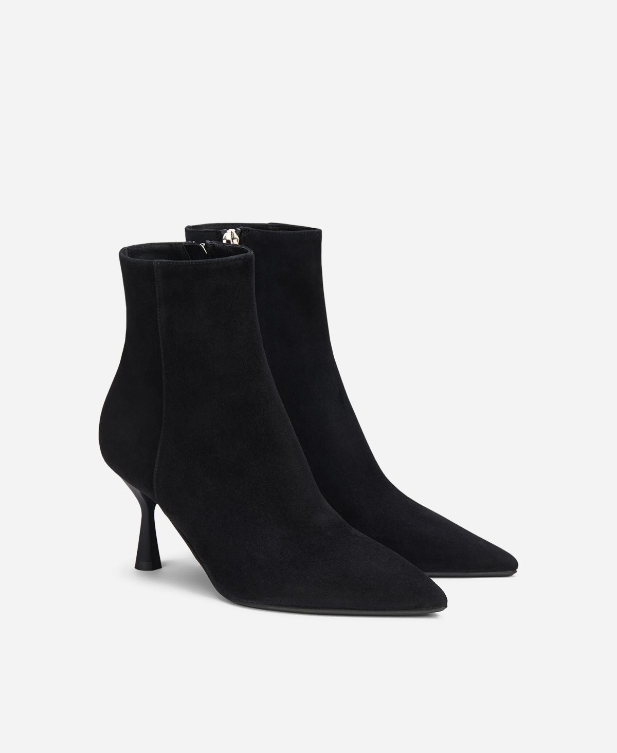 Agl Stivaletto in velour Nero IDE BOOTIE Vendita Economica