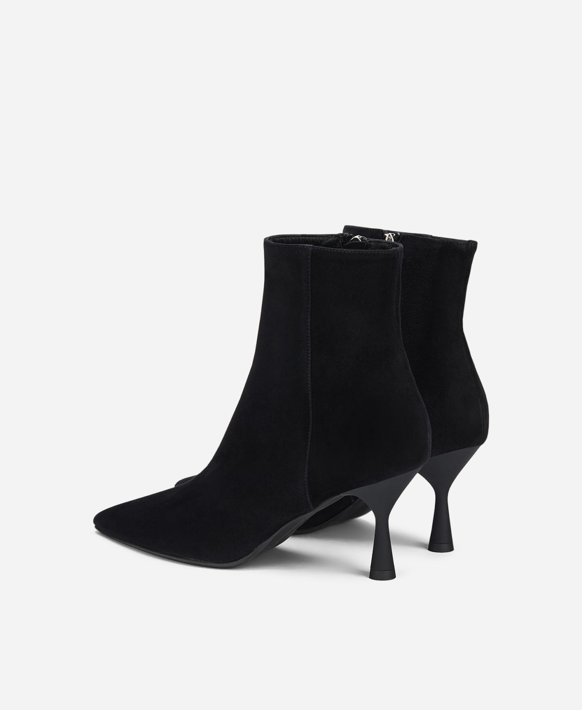 Agl Stivaletto in velour Nero IDE BOOTIE Vendita Economica
