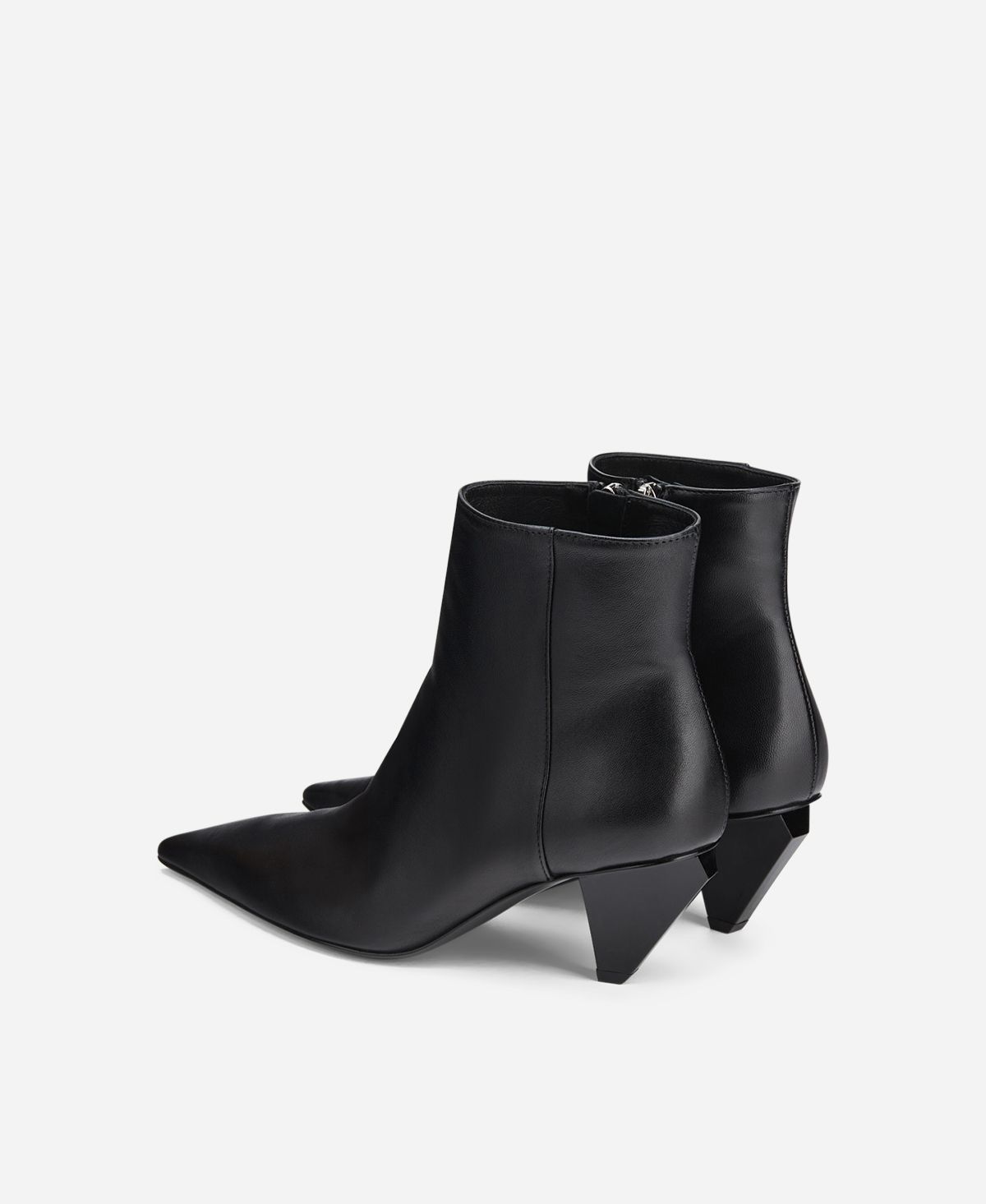 Agl Stivaletto in pelle Nero KNIFE BOOTIE Saldi Di Fabbrica