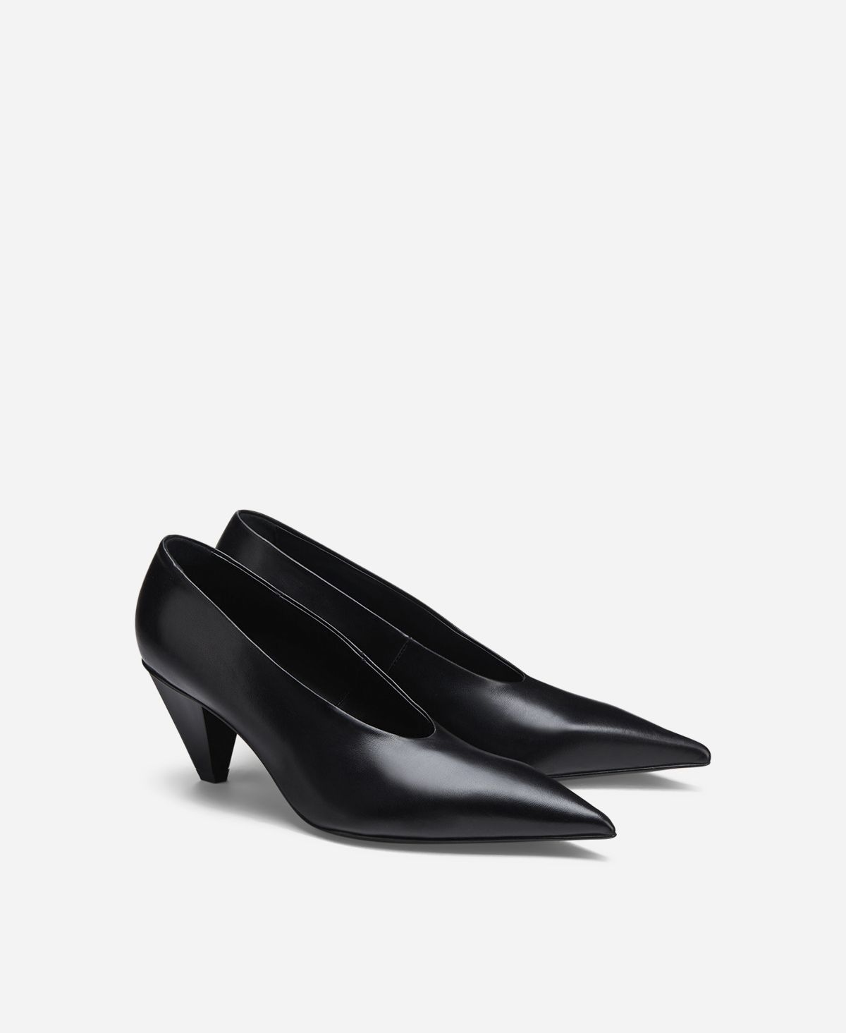 Agl Décolleté in pelle Nero KNIFE PUMP I Più Venduti