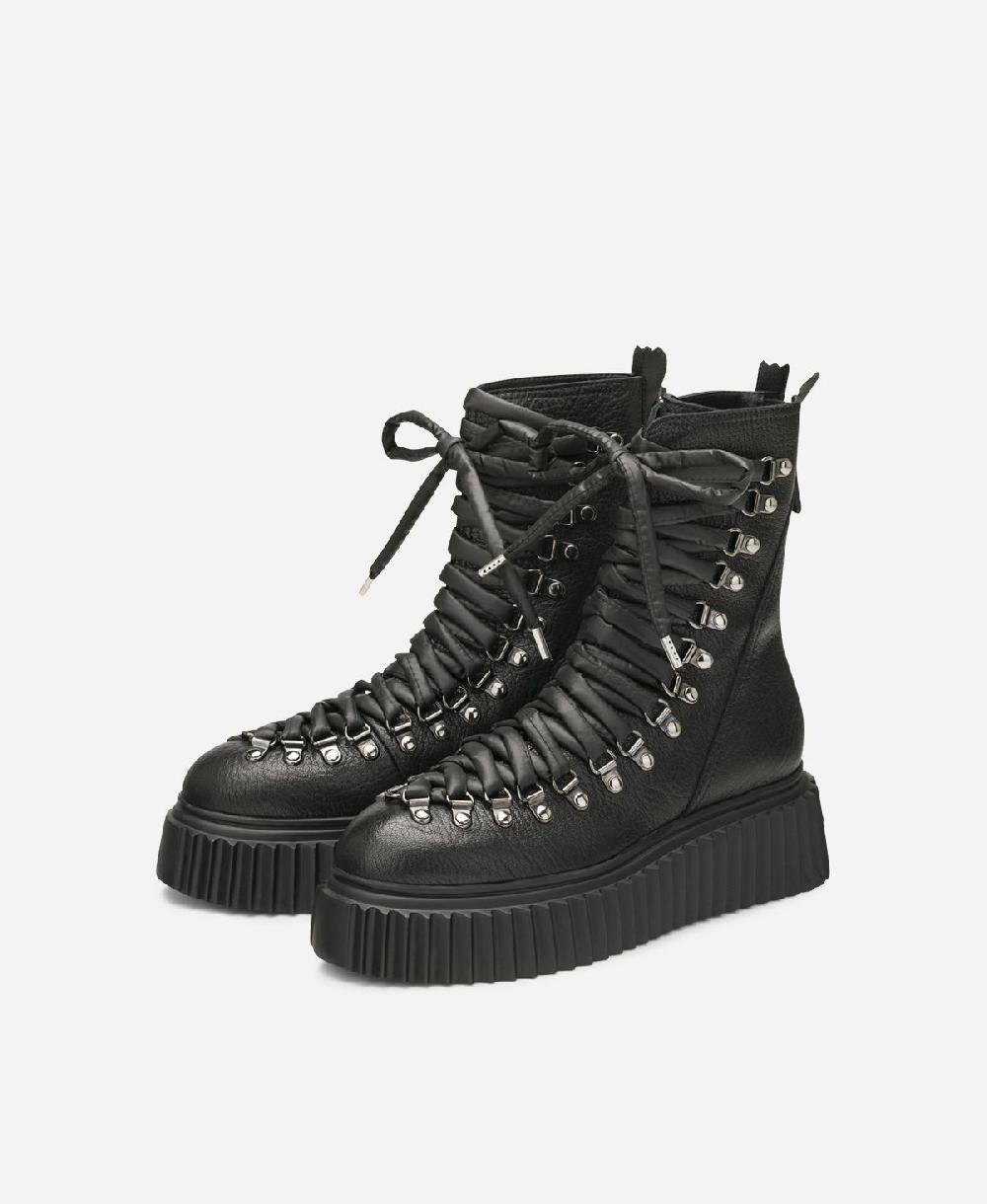 Agl Biker in pelle Nero DROMO Negozio