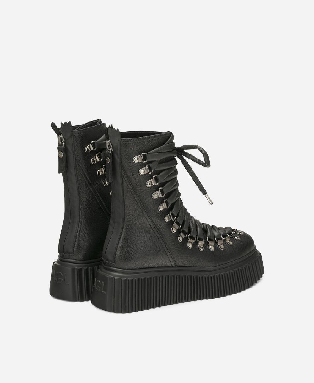 Agl Biker in pelle Nero DROMO Negozio