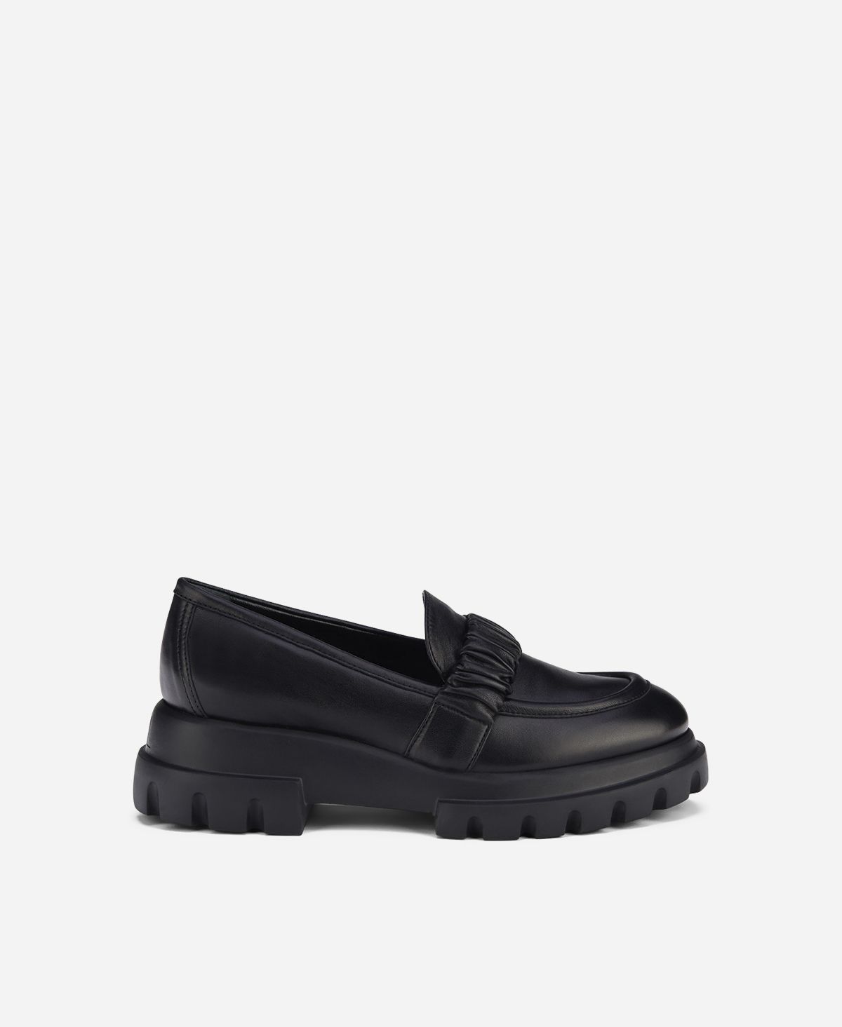 Agl Mocassino con rouche Nero CELESTE Vendita