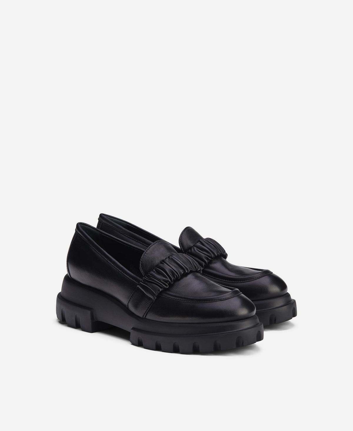 Agl Mocassino con rouche Nero CELESTE Vendita