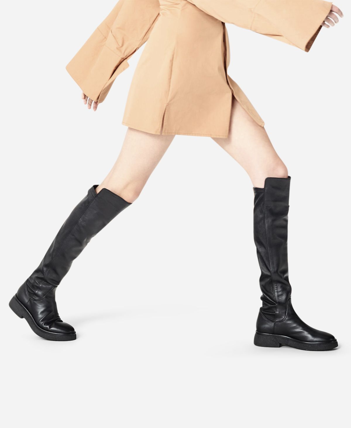 Agl Stivale in pelle Nero ALISON R BOOT Spedizione Gratuita