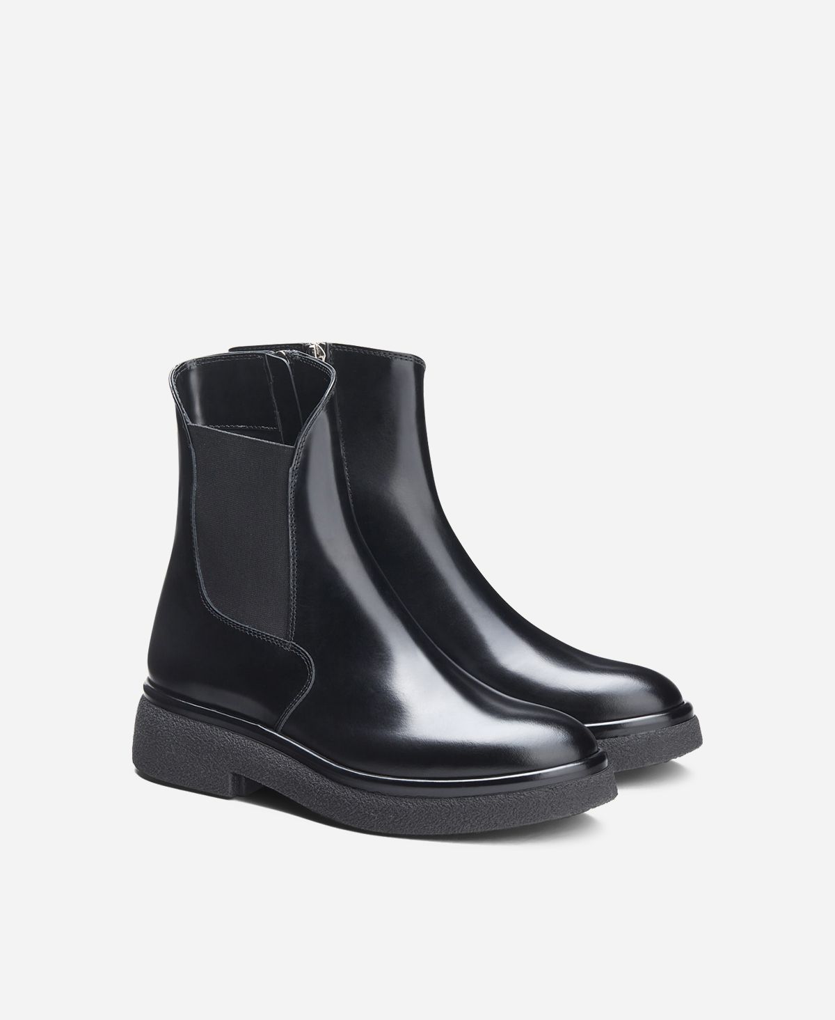 Agl Stivaletto con zip ed elastico Nero ALISON R BEAT Pezzi Unici