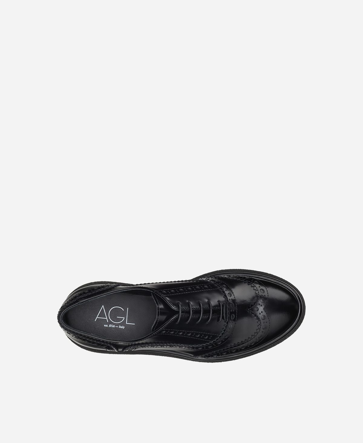 Agl Stringata in pelle Nero ALISON R LACE UP Soddisfazione Garantita