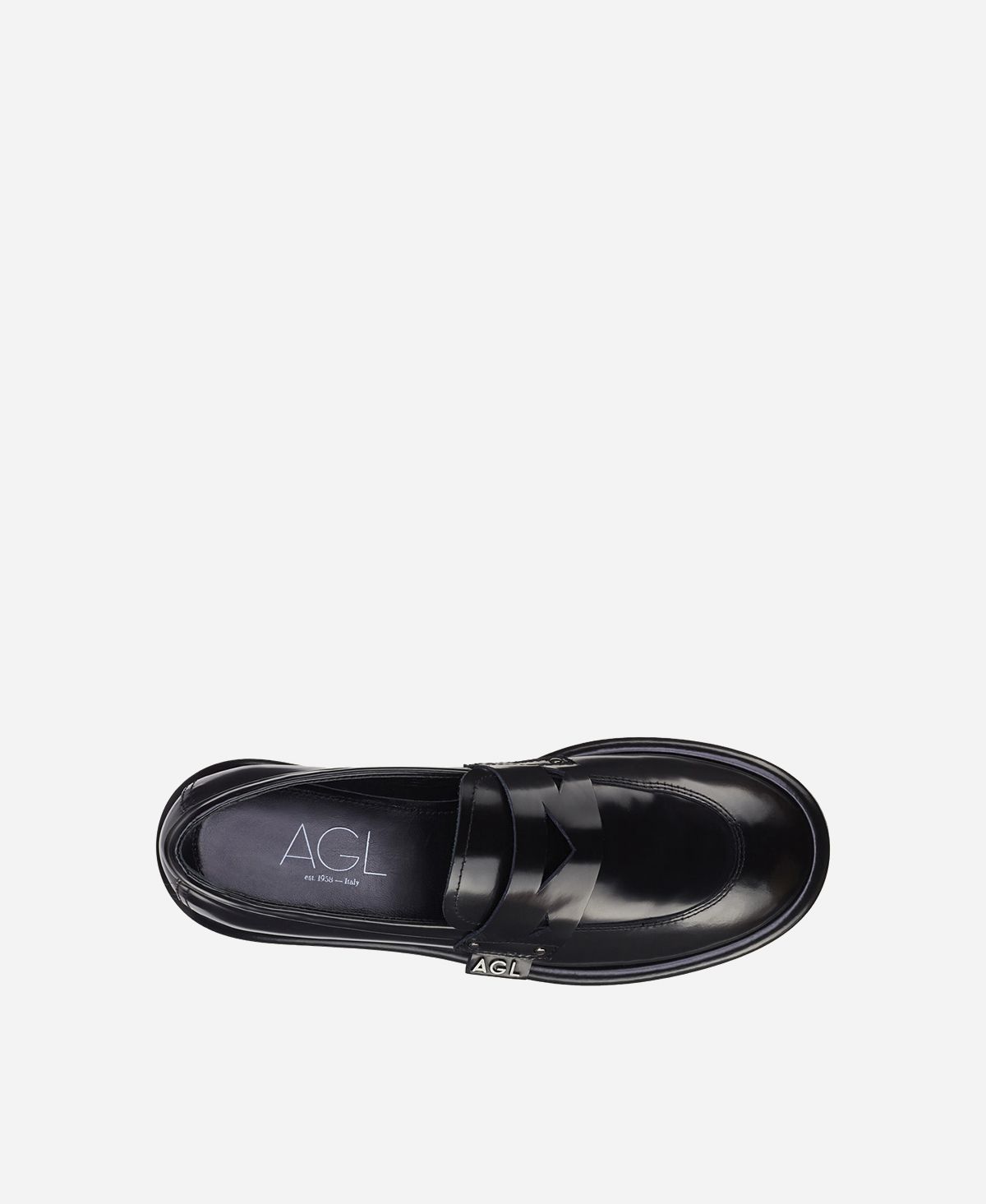 Agl Mocassino in pelle Nero ALISON MOC Consegna Veloce