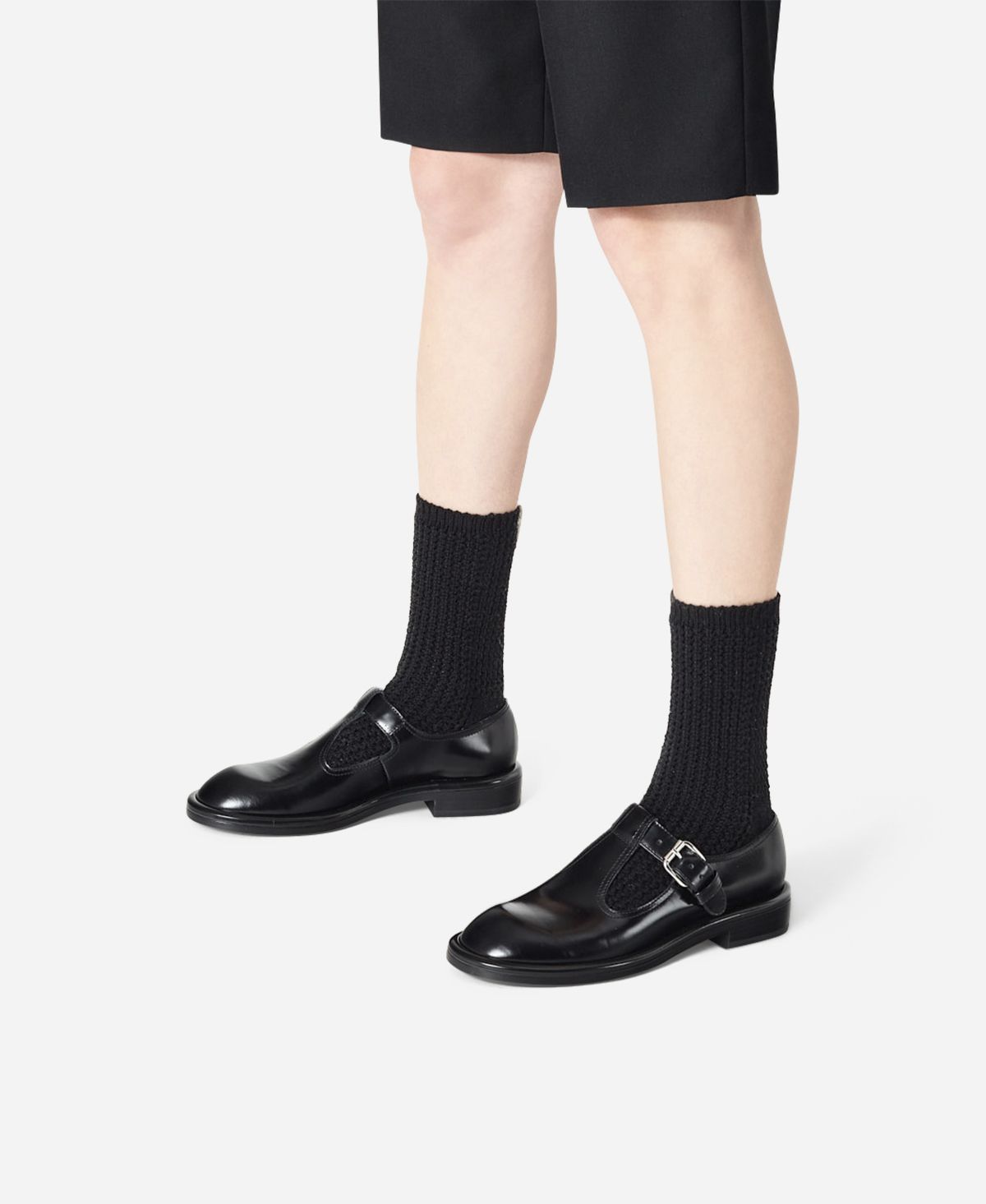Agl Mary Jane in pelle Nero ALISON MARY JANE Fino Al -60%